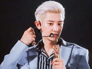 朴灿烈白发照片